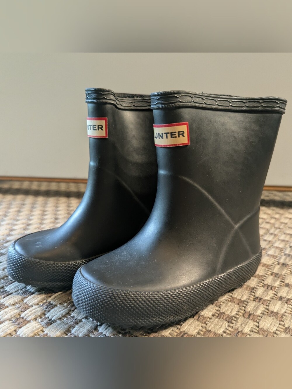 HUNTER First Classic Rain Boot Original Nebula Black Waterproof Toddler 5